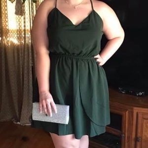Emerald Green Charlotte Russe Homecoming Dress